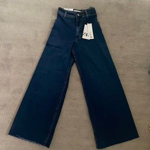 NWT Zara Blue Marine Jeans